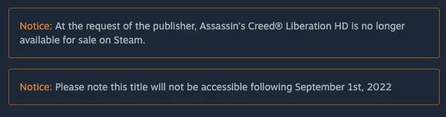 AC Liberation Original Message