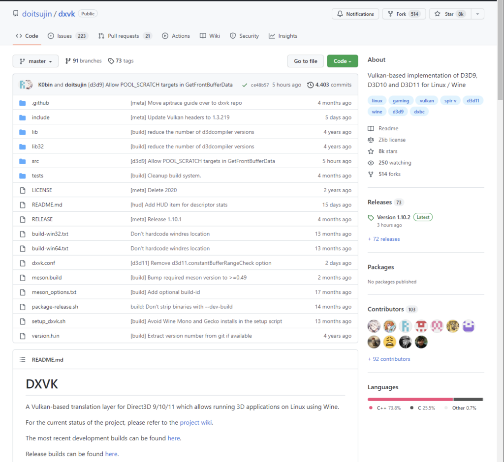DXVK Github Page