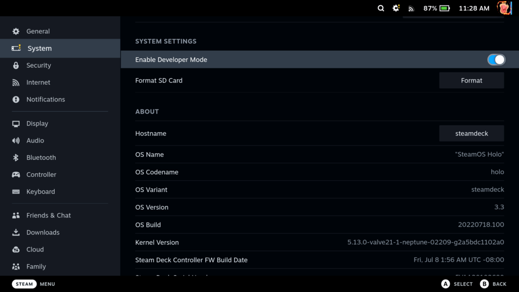 Crankshaft: A Steam Deck Plugin Manager 1 Steam Deck Dev Mode