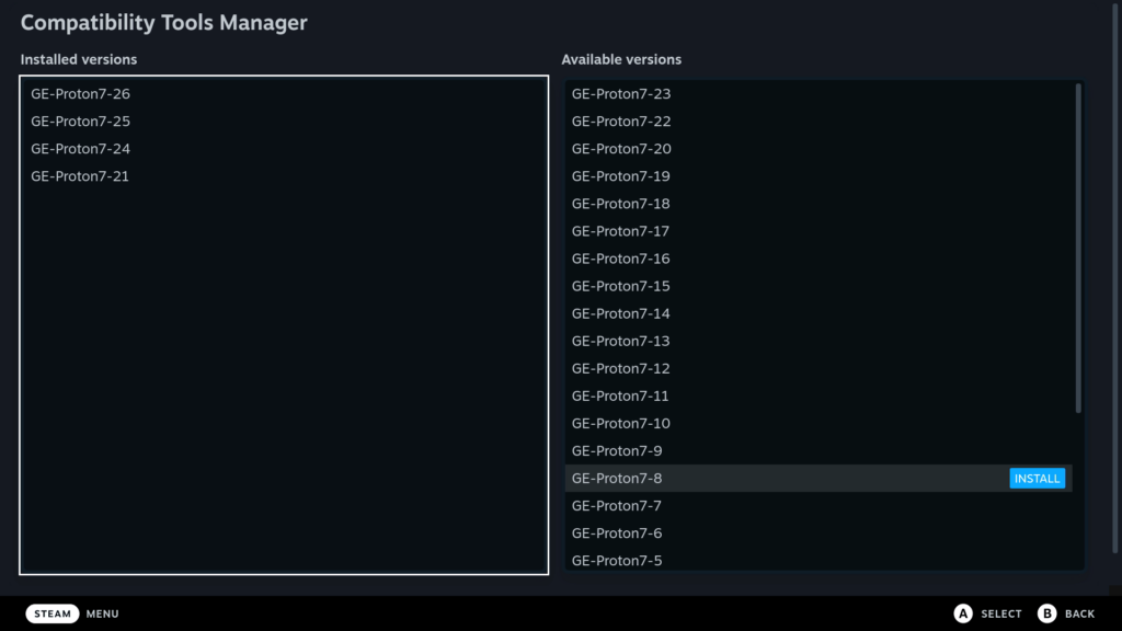 Crankshaft: A Steam Deck Plugin Manager 7 Crankshaft Compatibility Tools Manager