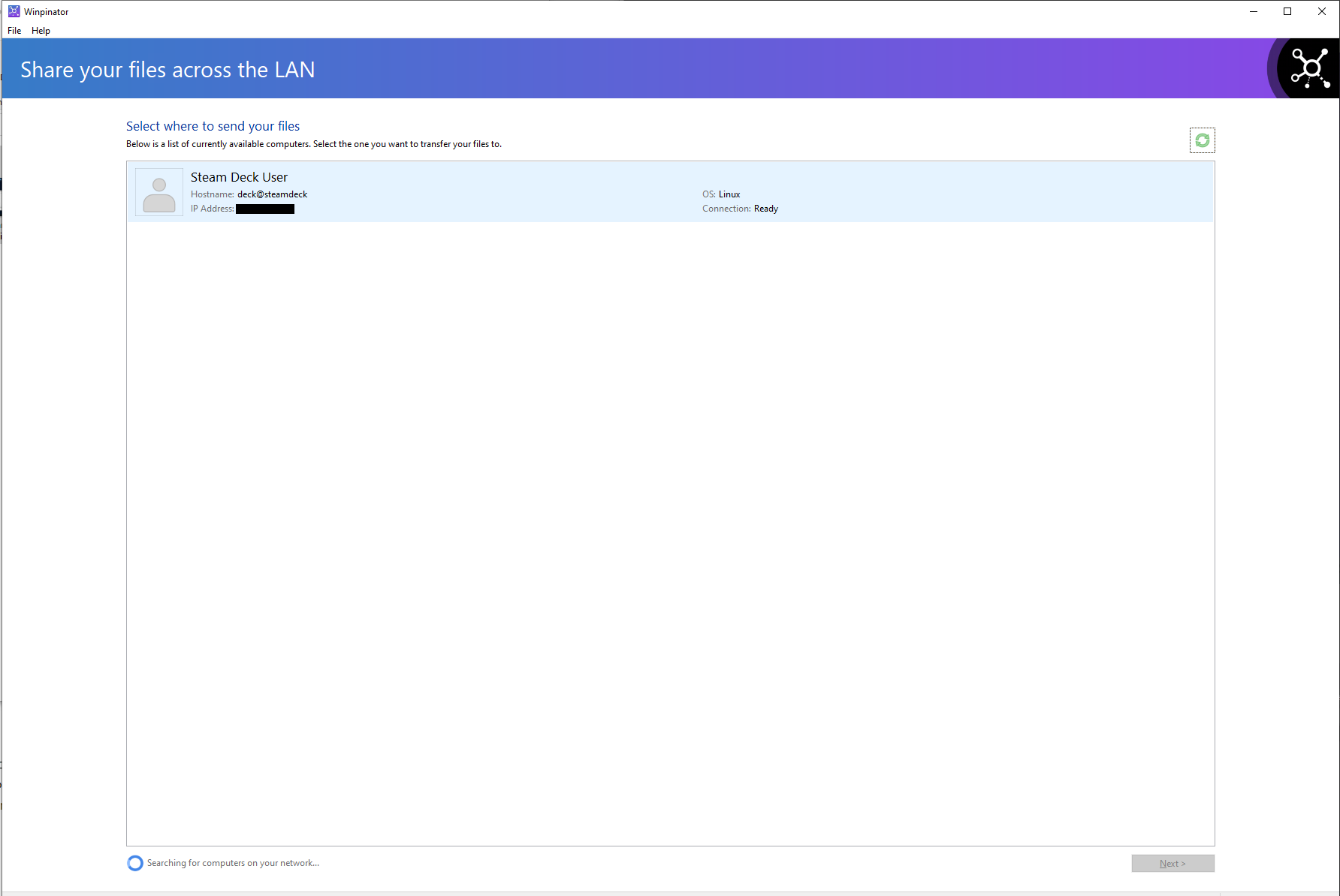 Warpinator: Wirelessly Transfer Files to Steam Deck From a Windows Computer 10 Right Image