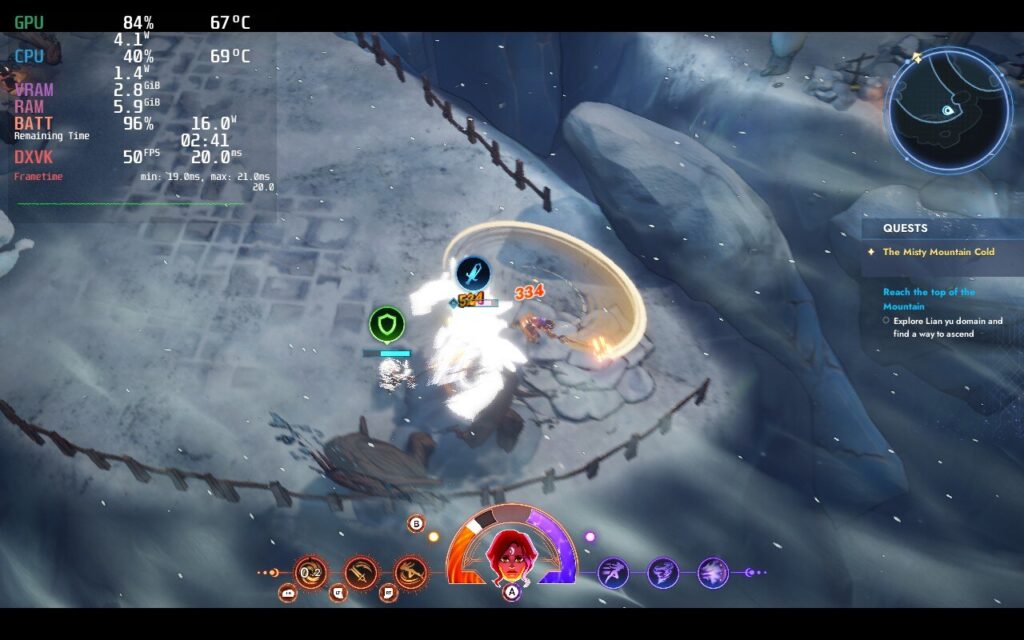Batora: Lost Haven - A Steam Deck Preview 4 Batora Fighting Snow