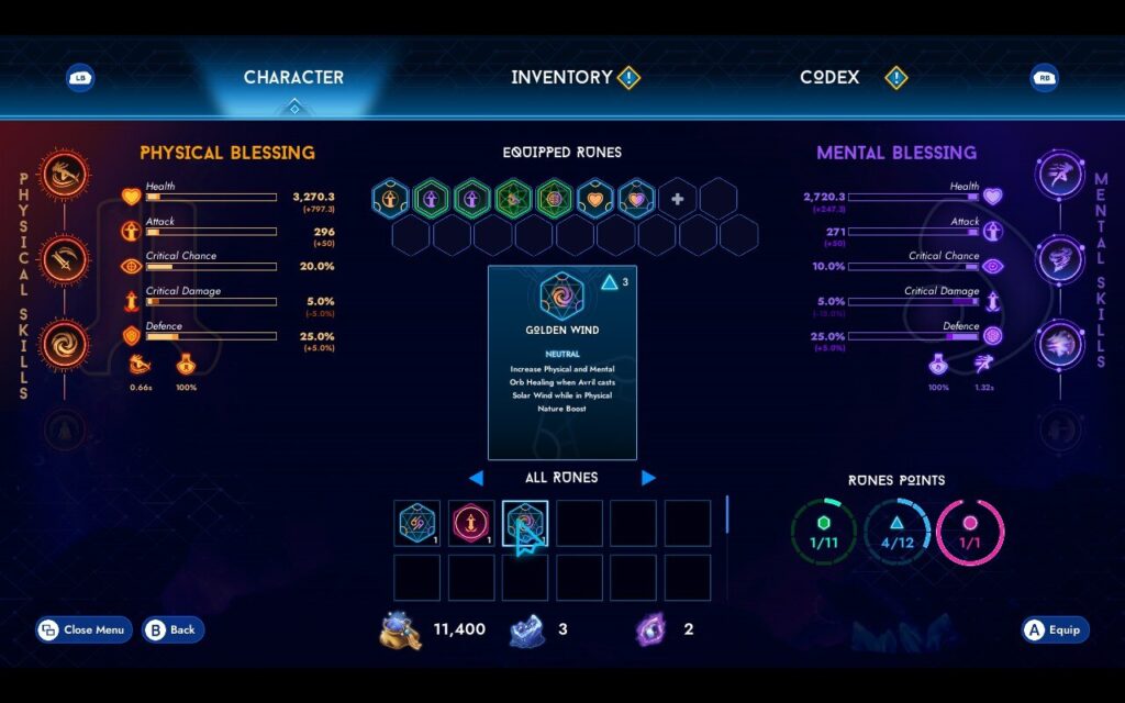 Batora: Lost Haven - A Steam Deck Preview 9 Batora Rune Selector