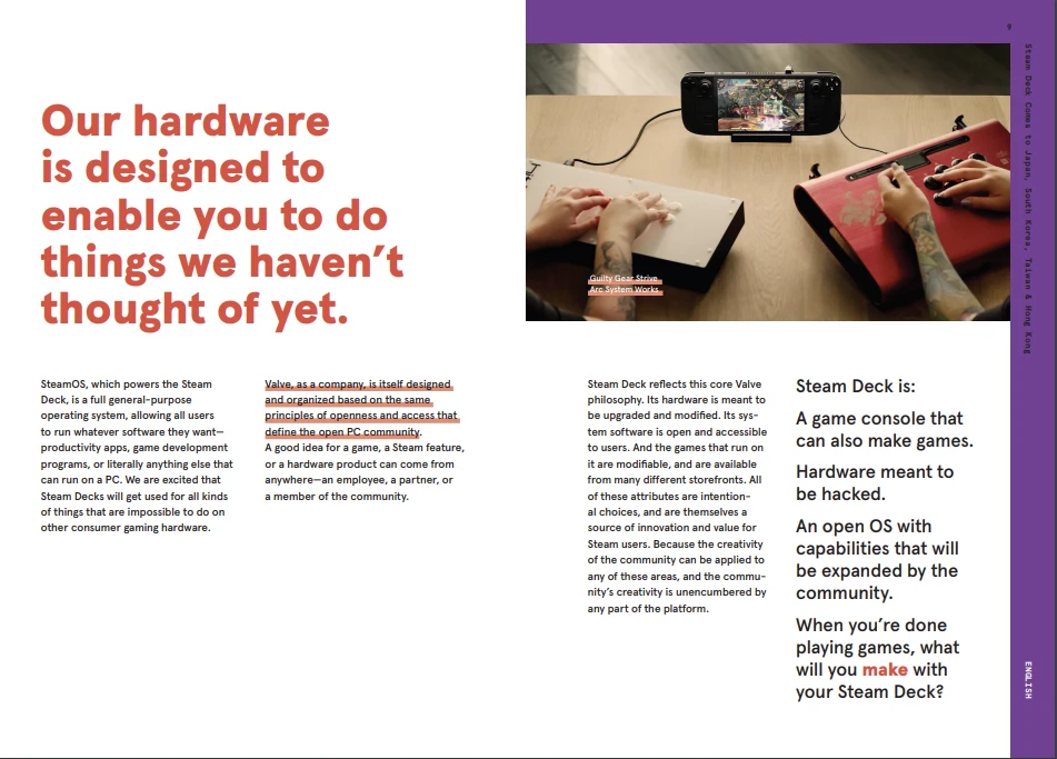 Steam Deck Booklet Highlights 1 Steam Deck Booklet