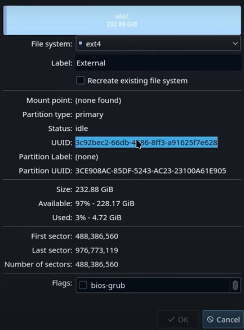 External Storage - Steam Deck Library Beyond SD Cards 12 Finding UUID
