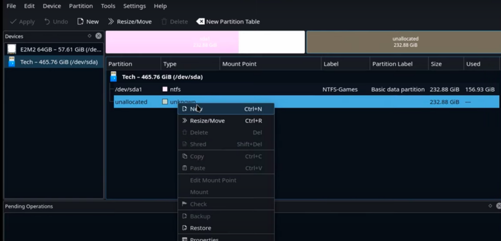 External Storage - Steam Deck Library Beyond SD Cards 4 KDE Partition Manager