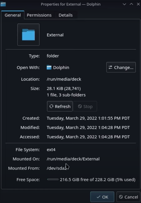 External Storage - Steam Deck Library Beyond SD Cards 13 Mounting Correctly