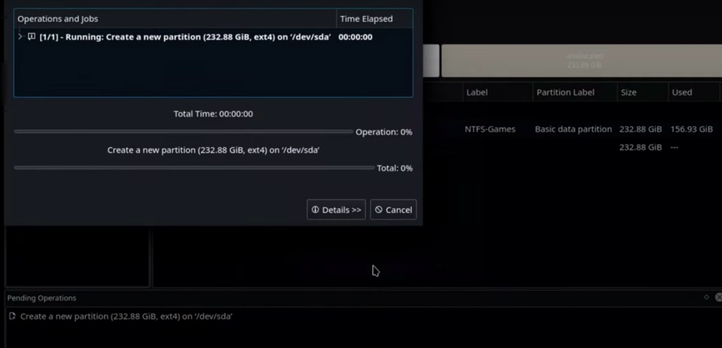 External Storage - Steam Deck Library Beyond SD Cards 6 Running Creating New Parition