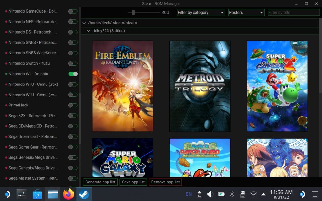 Setting Up Emulation on Steam Deck with EmuDeck 26 SRM Posters