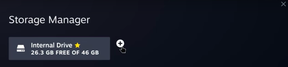 External Storage - Steam Deck Library Beyond SD Cards 16 Storage manager