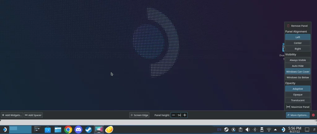 How to Play 3DS Games Dual Screen with Citra and Steam Deck 4 px edit taskbar