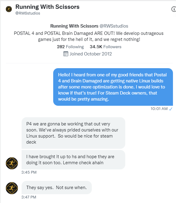 Postal 4 confirmation