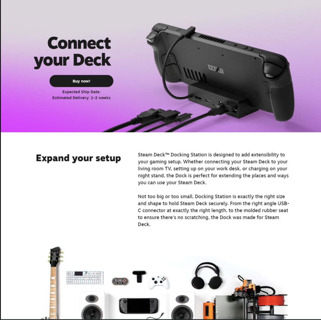 The Official Steam Deck Dock is Here...And it is $90 1 Steam Deck official dock