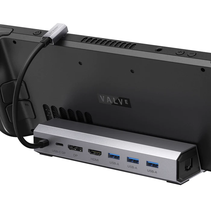 JSAUX Display Port Steam Deck Dock Released 2 Right Image