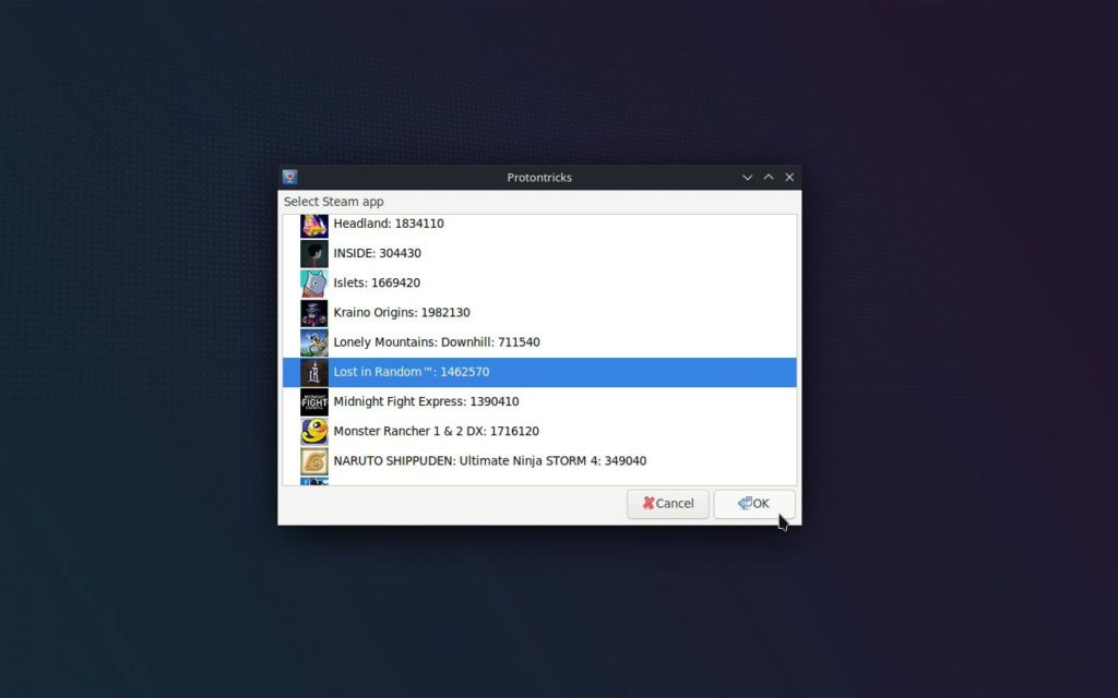 Fixing EA Play Blank Screen for EA Games on Steam 3 Protontricks1