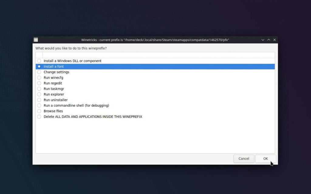 Fixing EA Play Blank Screen for EA Games on Steam 7 Protontricks5