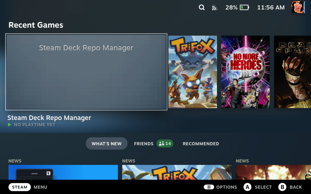 Steam Deck Repo Manager - A Boot Video GUI 6 SDRMSteam