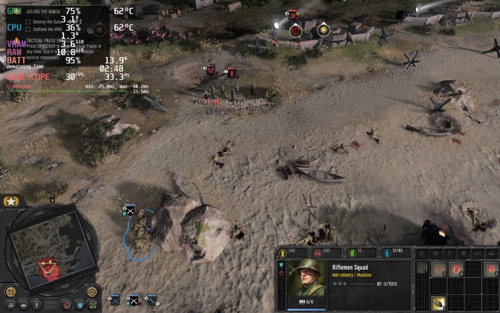 Company of Heroes 3 on Steam Deck