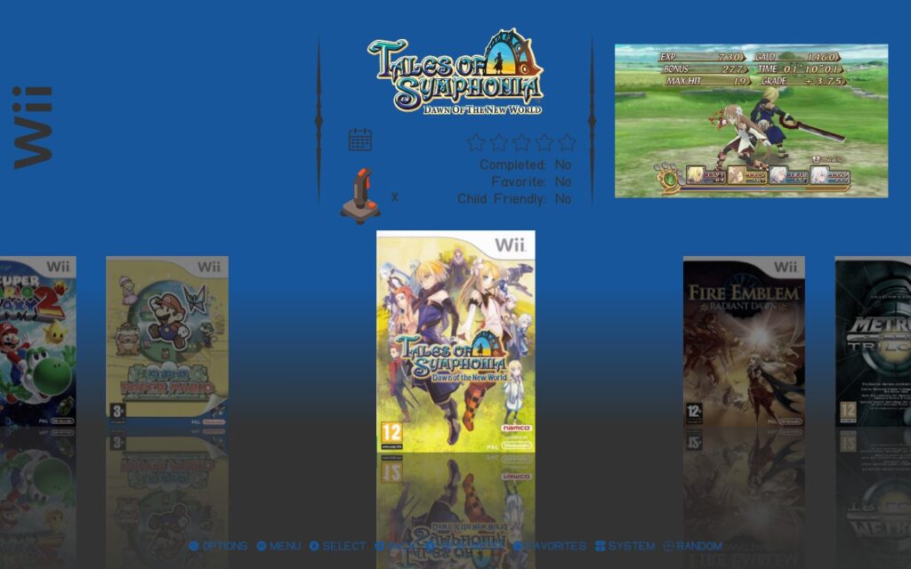 EmulationStation-DE 2.0 Released - Themes Galore! 7 EleganceThemeBlue