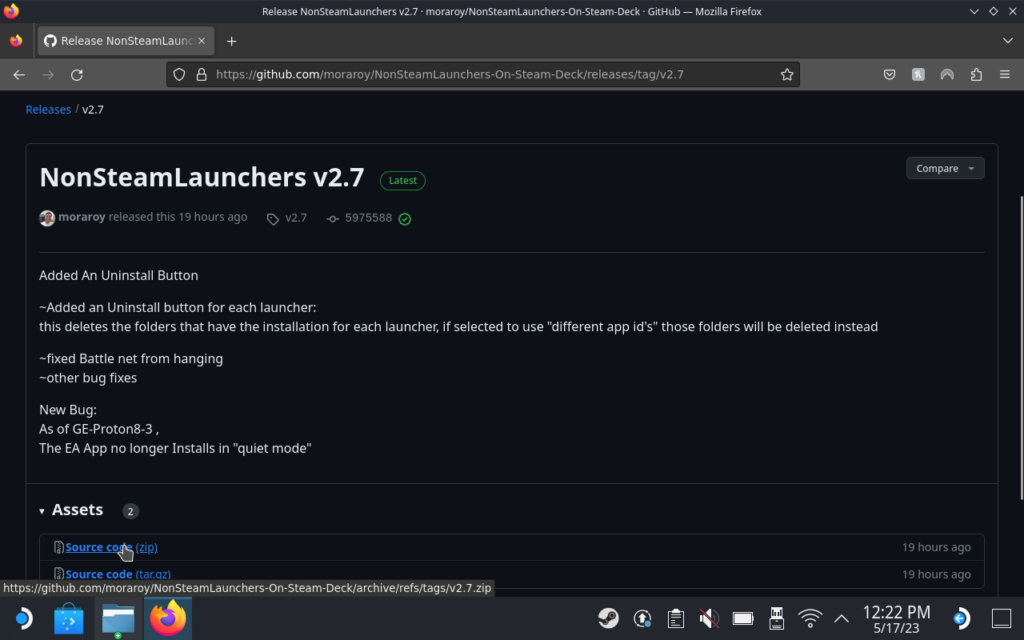 How to Install 3rd Party Launchers on the Steam Deck the Easy Way! 1 DownloadNonSteamLaunchers