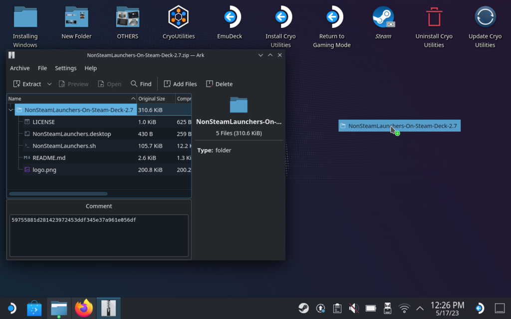 How to Install 3rd Party Launchers on the Steam Deck the Easy Way! 2 ExtractNonSteamLaunchers 1