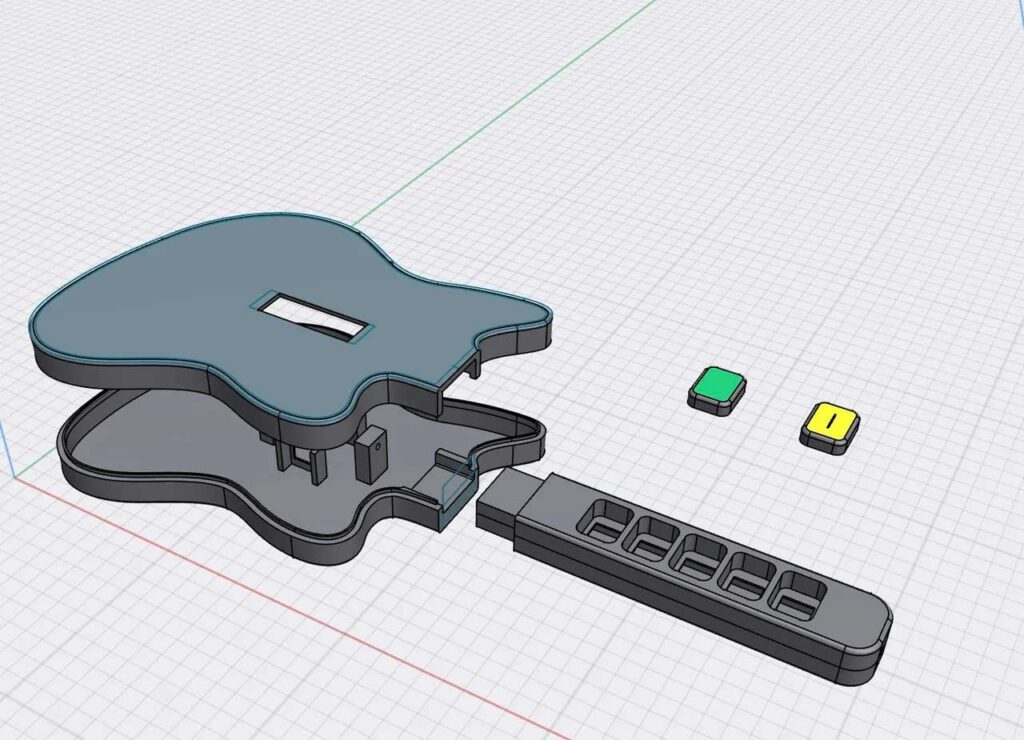 Take Clone Hero on the Go With This Mini Guitar Controller Design 3 GuitarDigital