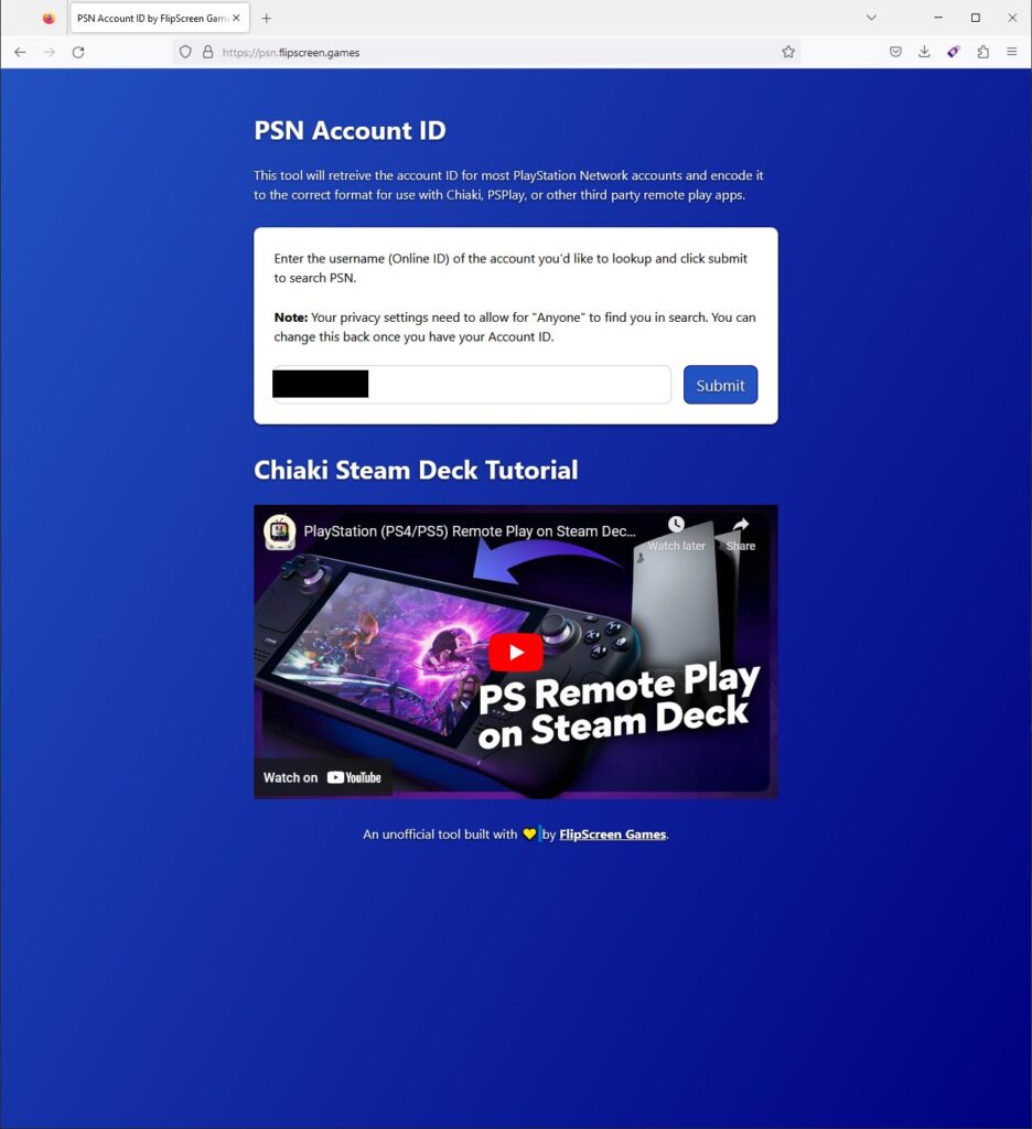 PSNAccountName