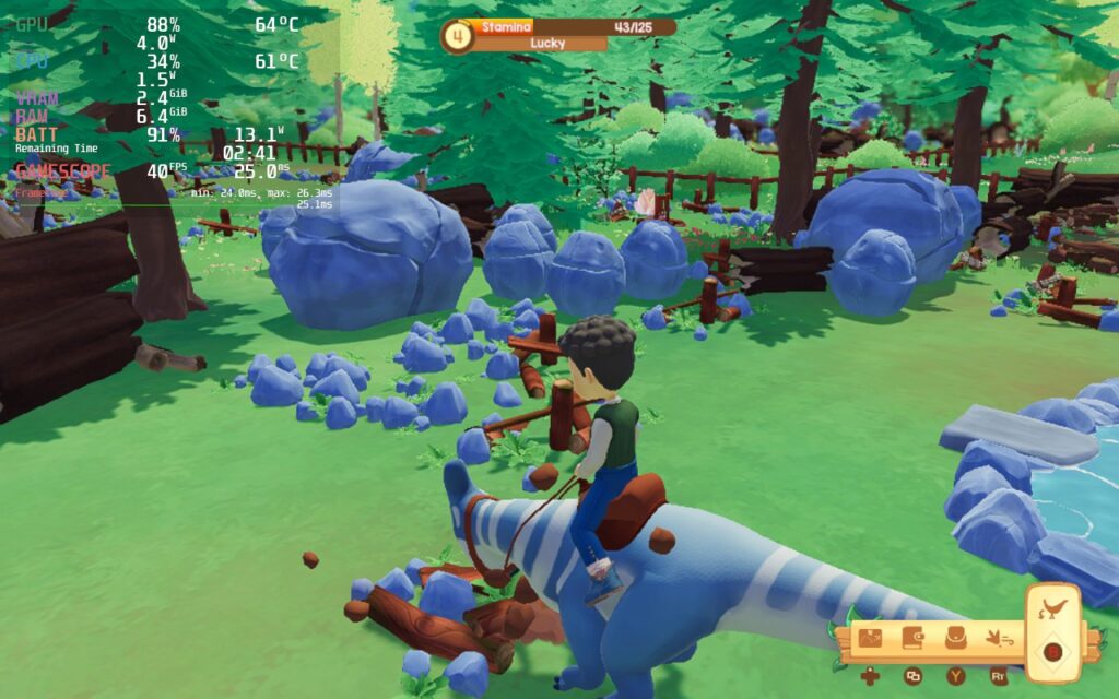 Paleo Pines - A Relaxing Dinosaur Farming Simulator Coming to Steam Next Fest! 3 PaleoPinesDinoRide