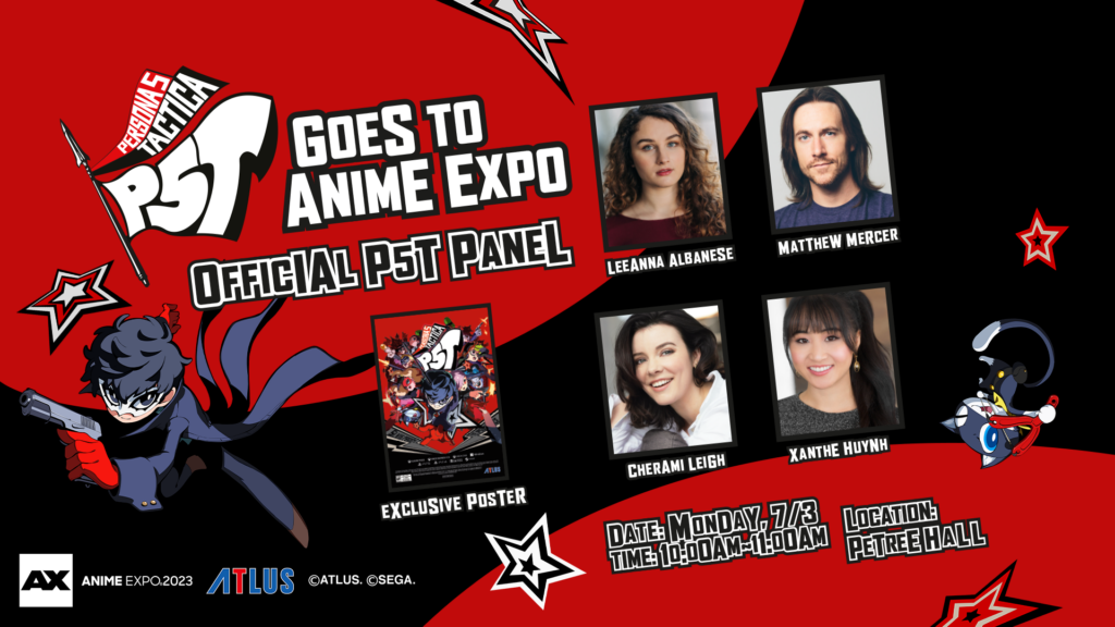 ATLUS to Host Exciting Persona Panels at Anime Expo 2023 1 Persona 5 TacticaAX