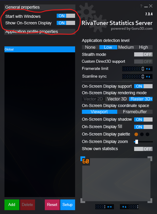 How to Create and Customize a Better Overlay for your ROG Ally 16 RTSSStartwithWindows