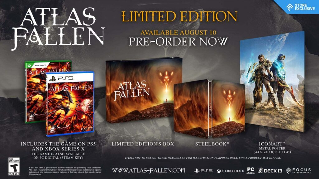 Atlas Fallen's New Gameplay Trailer Shows Off Flashy, High-Octane Combat 5 AtlasFallenLimitedEdition