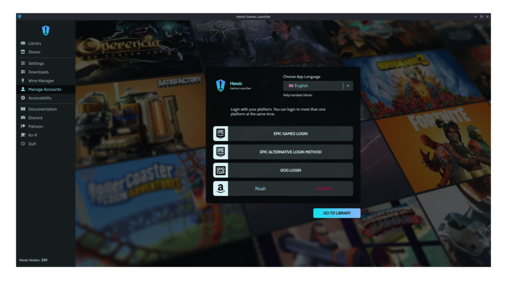How to Play Assassin's Creed: Mirage on the Steam Deck 4 EpicGamesLauncherLoginHeroic