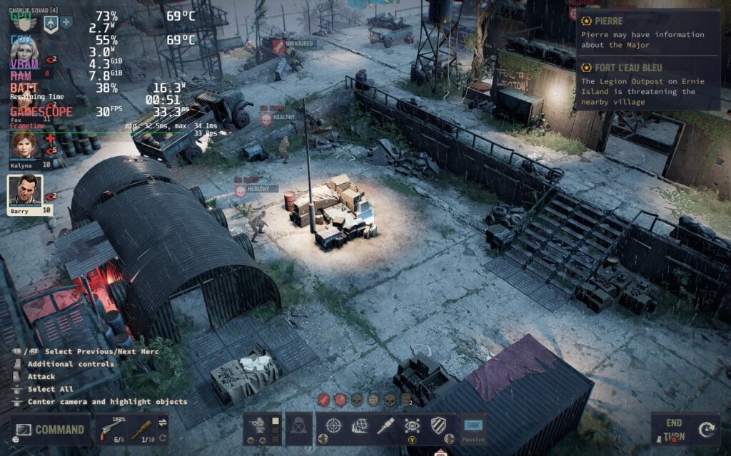 Jagged Alliance 3 on Steam Deck