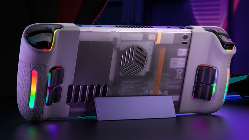 JSAUX Releases RGB Dock and Back Plate for Steam Deck 2 JSAUXRGBBackPlate