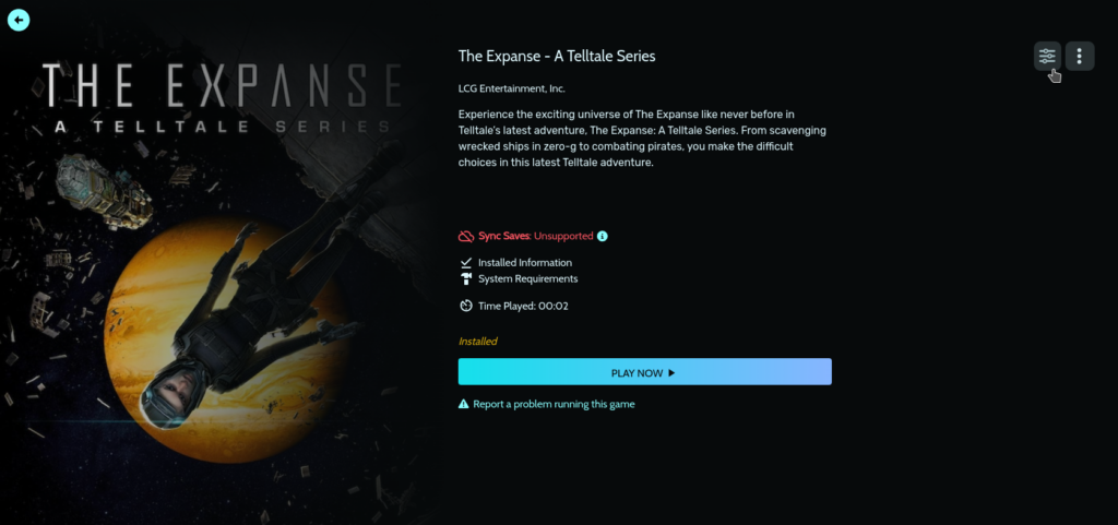 How to Fix The Expanse: A Telltale Series on Steam Deck 7 TheExpanseClick3Circles