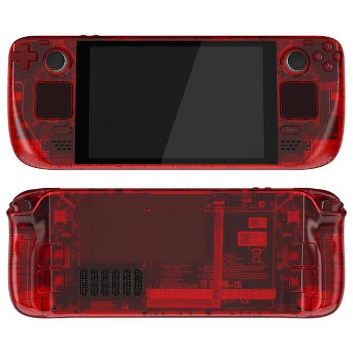eXtremeRate Adds New Shells to Its Steam Deck Line-Up 2 eXtremeRateRedTransparentShell