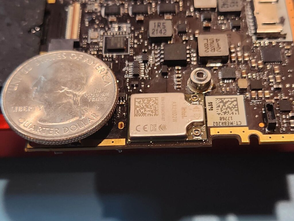 Someone Put 32gb RAM and New WiFi Card in a Steam Deck 7 DeckIntelAX2103 1