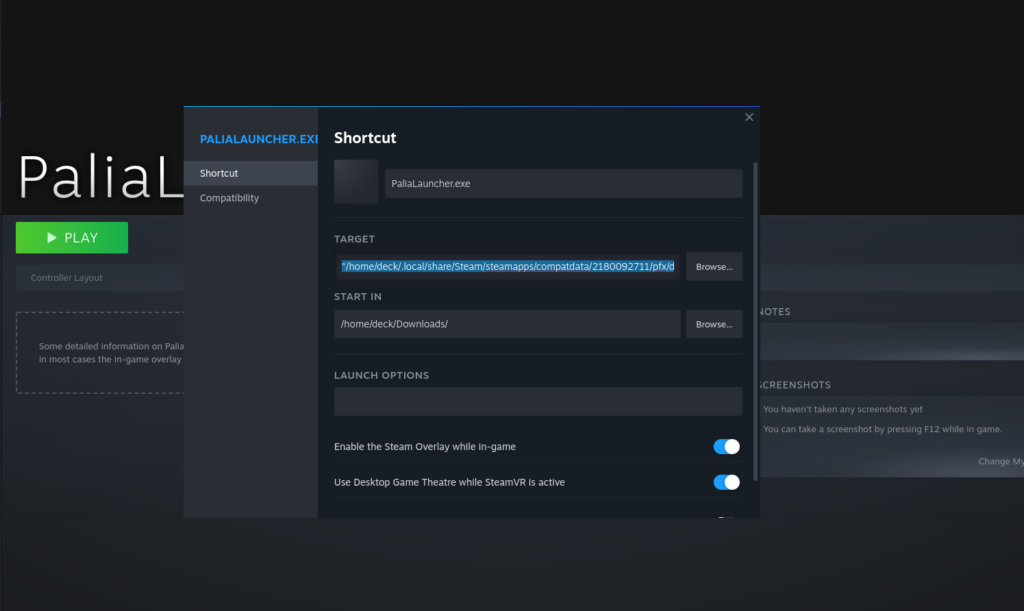 How to Fix Palia's Closed Beta on the Steam Deck 9 PasteNewPaliaLocation