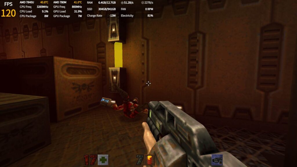 AYANEO AIR 1S Review - An Amazing Windows Handheld With the Best Screen in a Handheld 36 Quake21S4