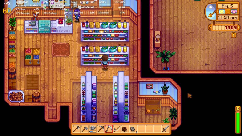AYANEO AIR 1S Review - An Amazing Windows Handheld With the Best Screen in a Handheld 41 StardewValley1S3