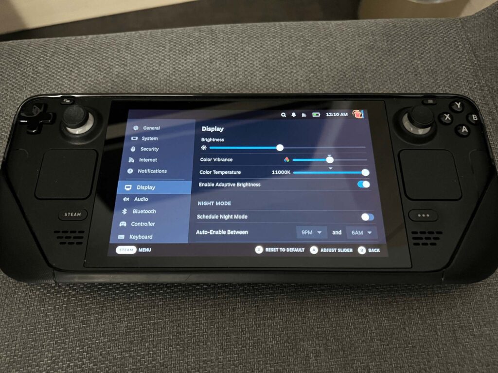 SteamOS 3.5 Beta Adds Color Temperature Option 3 SteamOS35ColorTempRight1
