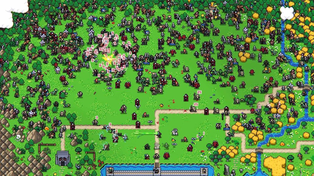 Roguelite City Builder "Super Fantasy Kingdom" Joins the Hooded Horse Family 1 Super Fantasy Kingdom combat