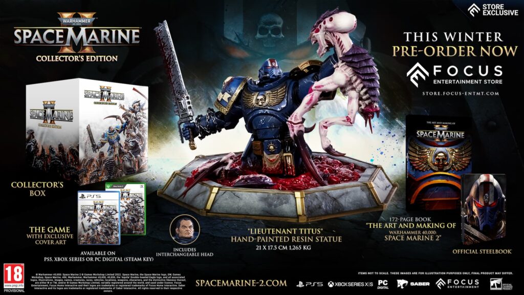 Warhammer 40k: Space Marine 2 Closed Beta Announced + New Gameplay Trailer 4 WarhammerSpaceMarine2Collectors 1
