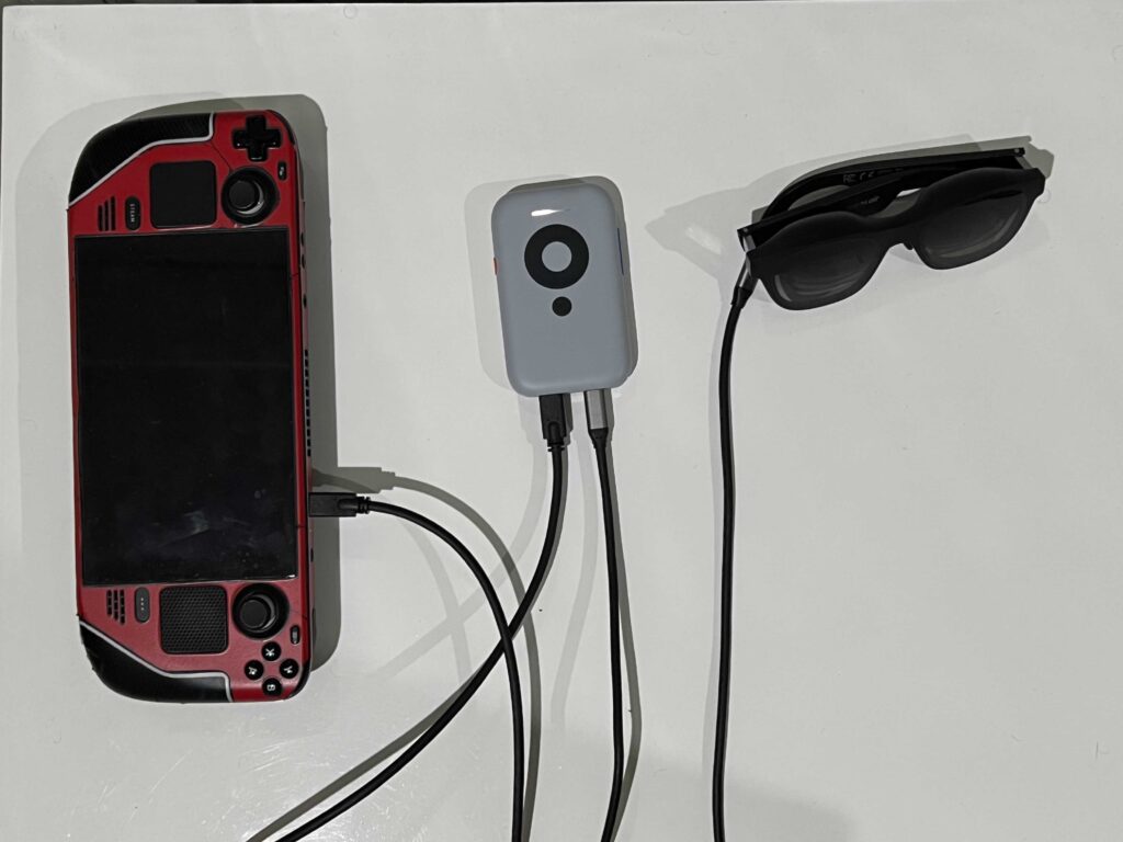 XREAL Beam Review - A Necessary Addition to the Augmented Reality Glasses 7 XrealBeamEverythingPluggedIn