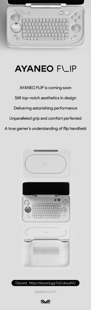 AYANEO Announces A New Flip Handheld Coming This Year 1 AYANEO FLIP