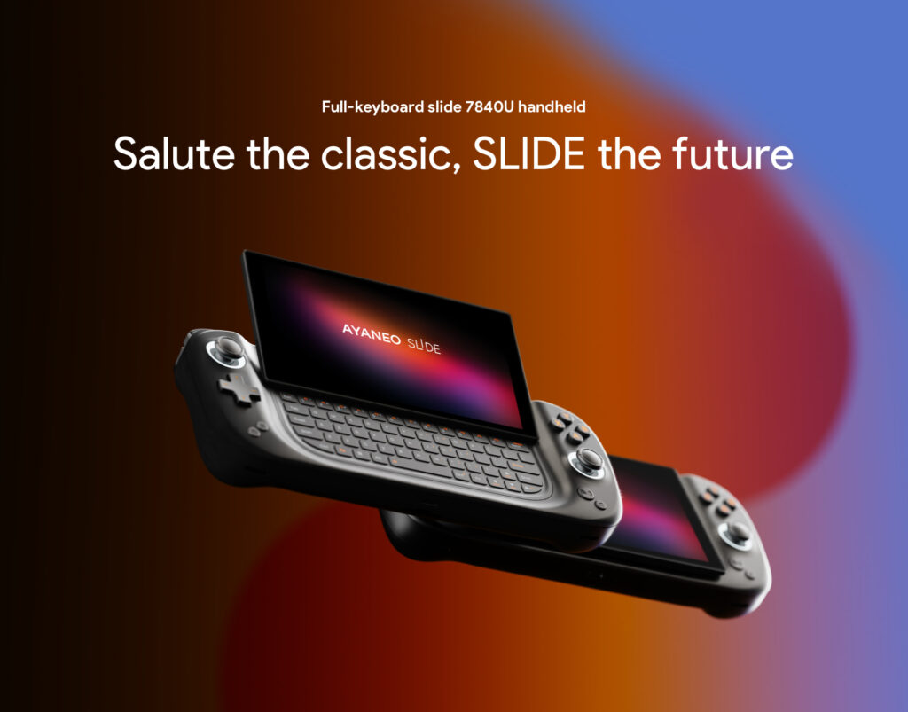 The AYANEO SLIDE Officially Launches - Indiegogo Campaign Soon 1 AyaneoSlideStock1
