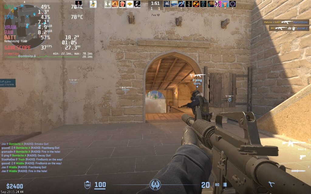 Counter Strike 2 Works on the Steam Deck, But Don't Play Competitive 7 CounterStrike2SteamDeck7