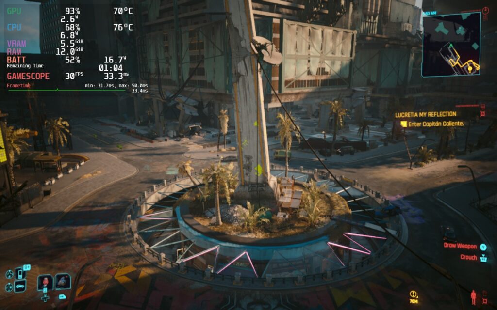 How Cyberpunk 2077: Phantom Liberty Runs on Steam Deck - First Impressions 10 Cyberpunk2077PhantomLibertyImpression5