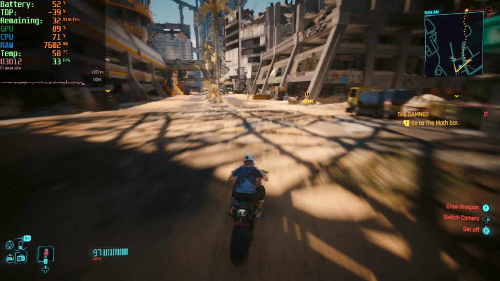 Cyberpunk2077PhantomLibertyROGAllyImpressionRide2
