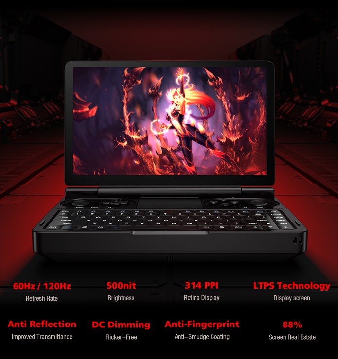 GPD WIN Mini Indiegogo Campaign is Now Live 6 GPDWINMiniScreen